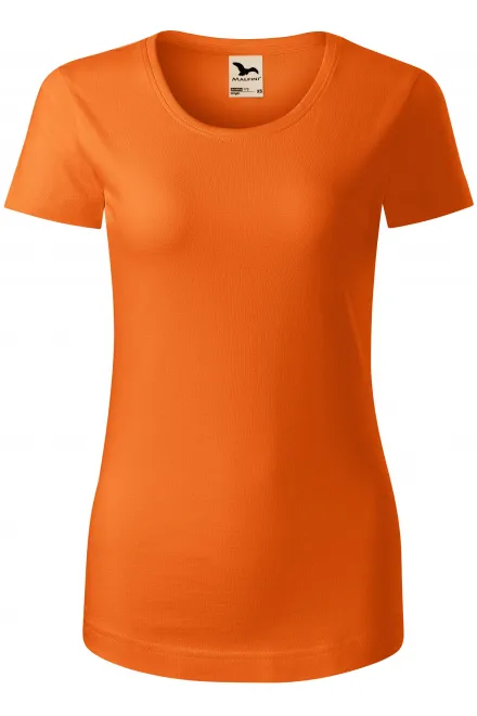 Dámske tričko, organická bavlna - oranžová, XS