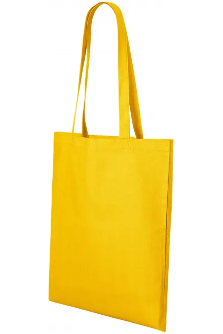 Lacná bavlnená nákupná taška, žltá