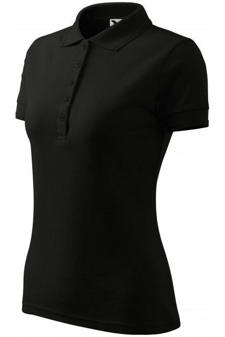 Lacná dámska elegantná polokošeľa, čierna, lacné dámske tričká
