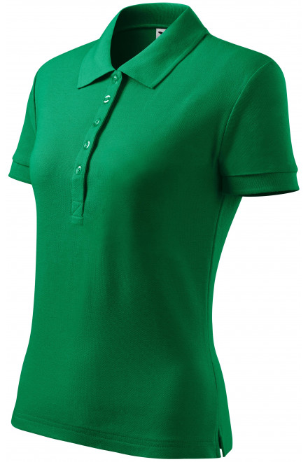 Lacná dámska polokošeľa, trávová zelená, lacné tričká bez potlače