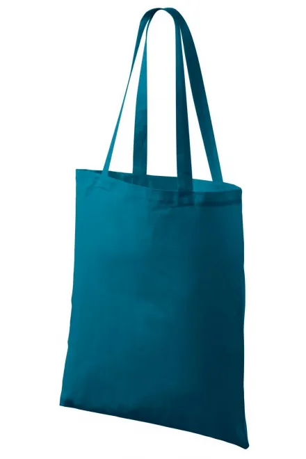 Lacná nákupná taška malá, petrol blue