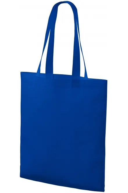 Lacná nákupná taška stredne veľká, kráľovská modrá