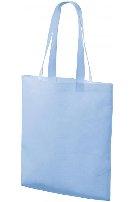 Lacná nákupná taška stredne veľká, nebeská modrá