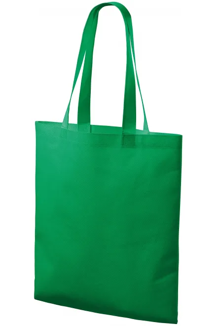 Lacná nákupná taška stredne veľká, trávová zelená