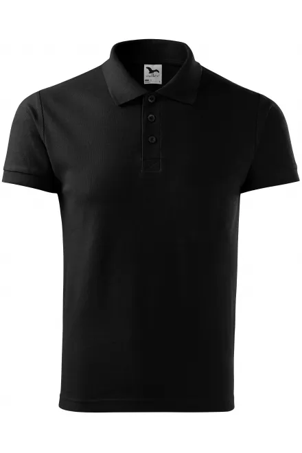 Lacná pánska elegantná polokošeľa - čierna, 2XL
