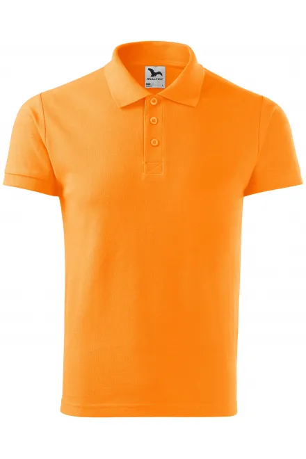 Lacná pánska elegantná polokošeľa - mandarínková oranžová, 2XL