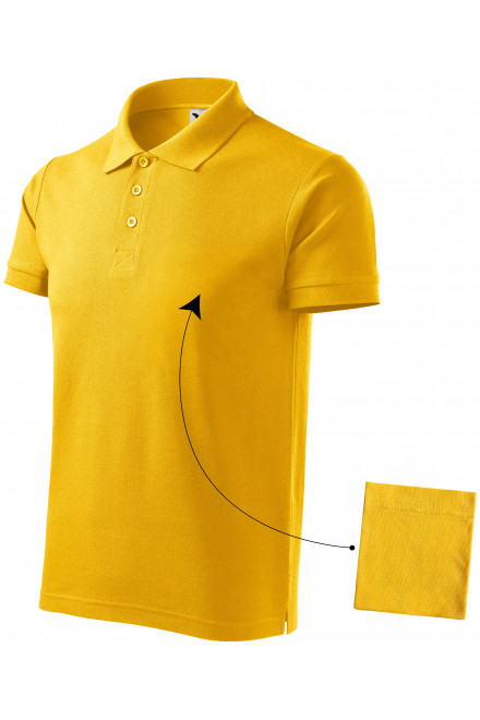Lacná pánska elegantná polokošeľa, žltá, lacné pánske tričká