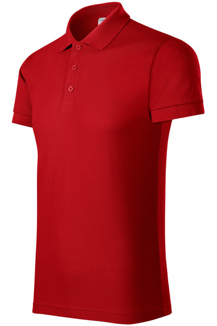 Lacná pohodlná pánska polokošeľa, červená, lacné pánske tričká