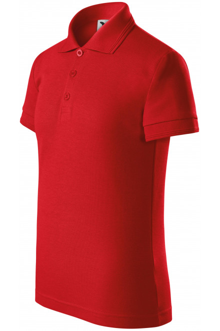 Lacná polokošela pre deti, červená, lacné detské tričká