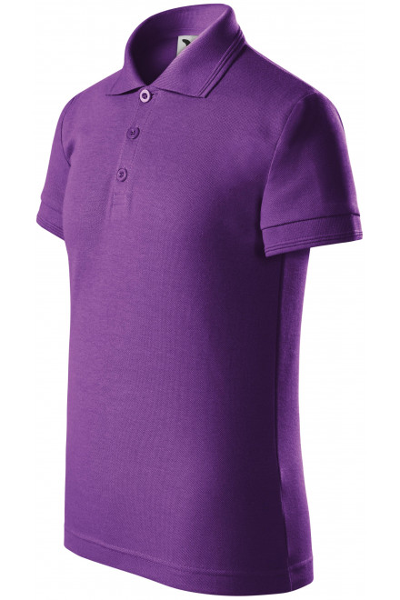Lacná polokošela pre deti, fialová, lacné tričká s krátkymi rukávmi