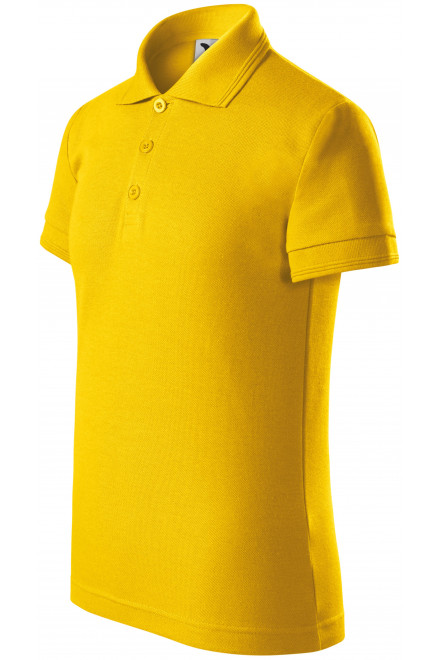 Lacná polokošela pre deti, žltá, lacné detské tričká