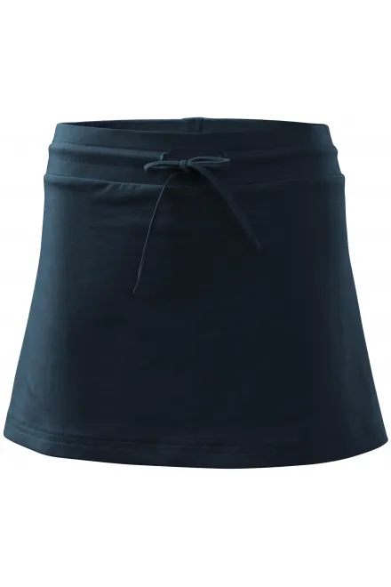 Lacná sukňa dámska - tmavomodrá, XS