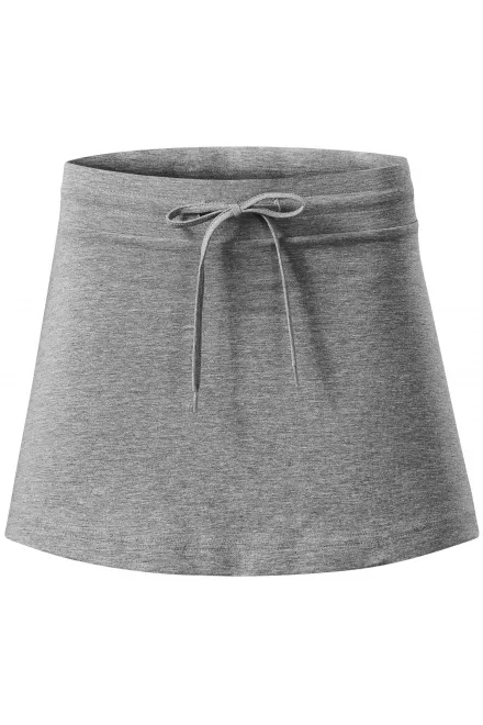 Lacná sukňa dámska, tmavosivý melír