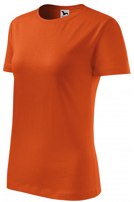 Lacné dámske tričko klasické, oranžová, lacné oranžové tričká