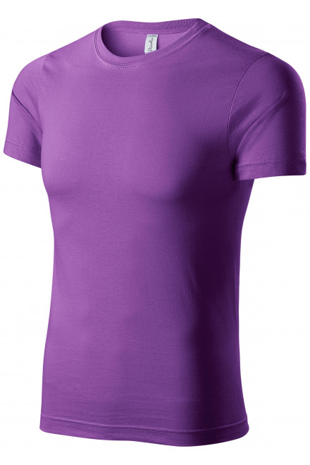 Lacné detské ľahké tričko, fialová, lacné bavlnené tričká