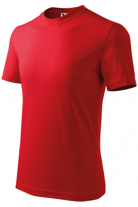Lacné detské tričko jednoduché, červená, lacné detské tričká