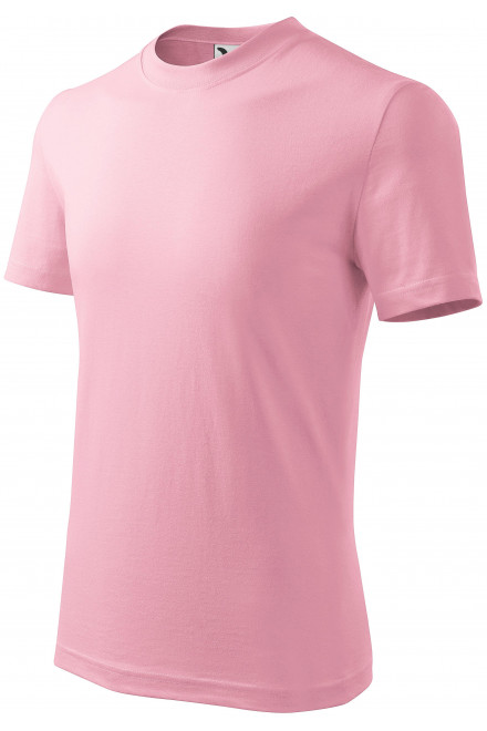 Lacné detské tričko jednoduché, ružová