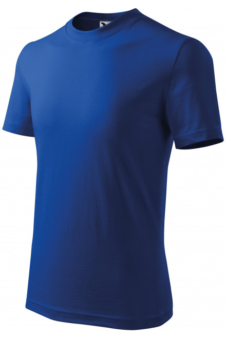 Lacné detské tričko klasické, kráľovská modrá, lacné detské tričká