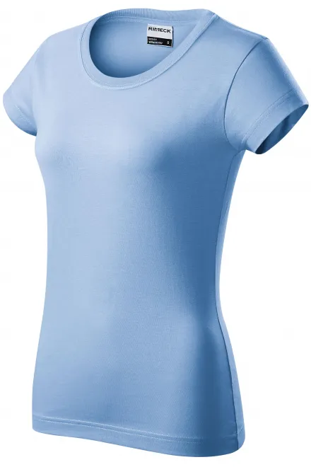 Lacné odolné dámske tričko, nebeská modrá