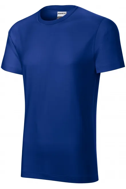 Lacné odolné pánske tričko hrubšie, kráľovská modrá