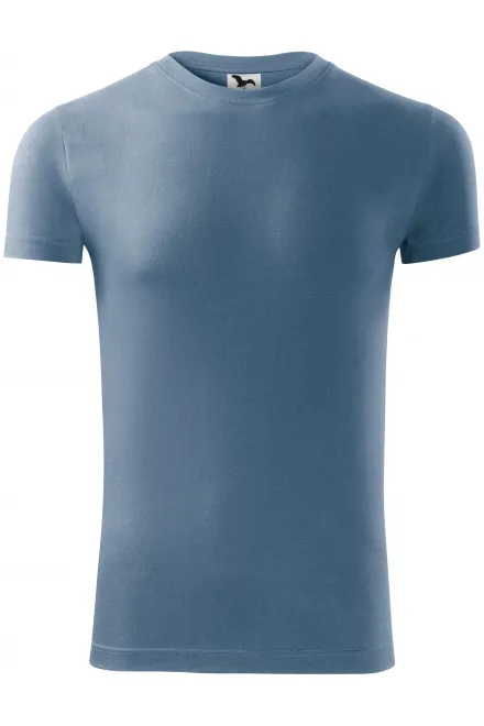 Lacné pánske módne tričko, denim