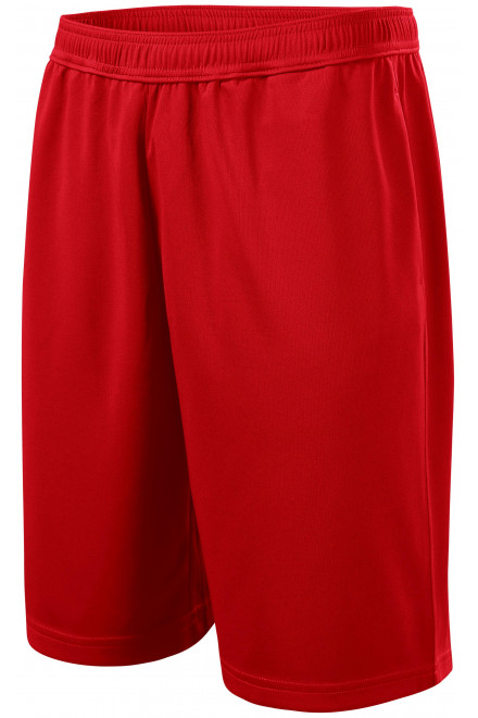 Lacné pánske šortky, červená, lacné pánske tepláky