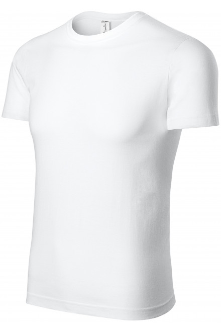 Lacné tričko ľahké, biela, lacné bavlnené tričká