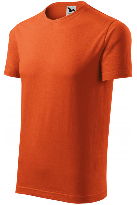 Lacné tričko s krátkym rukávom, oranžová, lacné bavlnené tričká