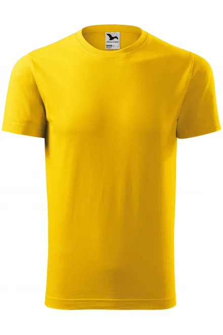 Lacné tričko s krátkym rukávom - žltá, 4XL