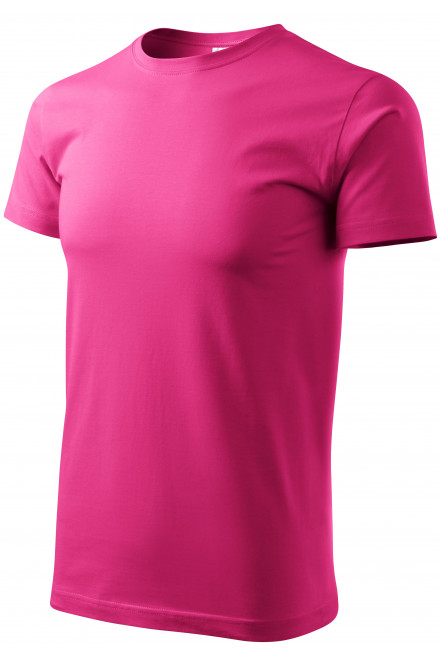 Lacné tričko vyššej gramáže unisex, purpurová