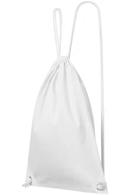 Lacný bavlnený ľahký batoh, biela