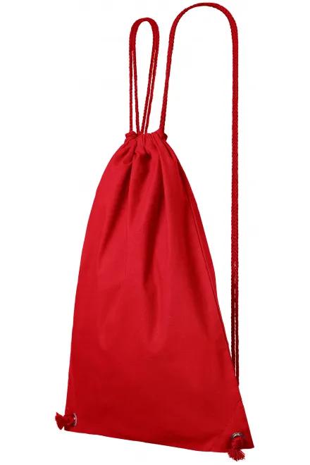Lacný bavlnený ľahký batoh, červená