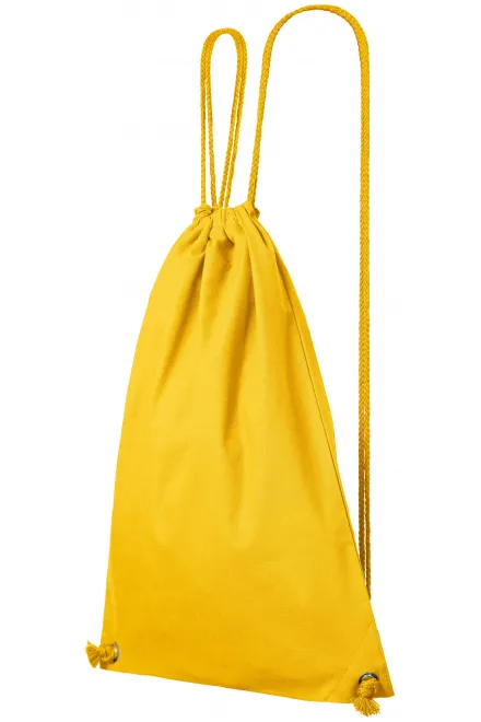 Lacný bavlnený ľahký batoh, žltá