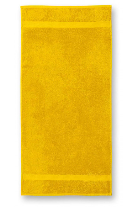 Lacný bavlnený uterák hrubší, žltá