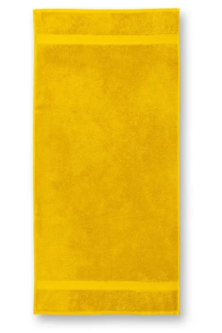 Lacný bavlnený uterák hrubší, žltá