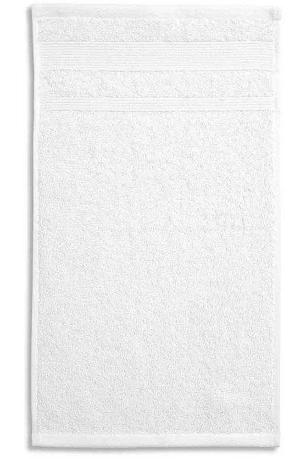 Lacný malý uterák z organickej bavlny, biela