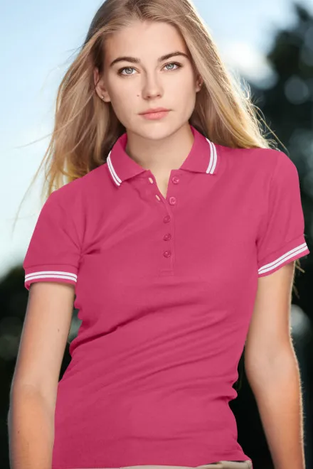 Lacná dámska polokošeľa kontrastná, purpurová