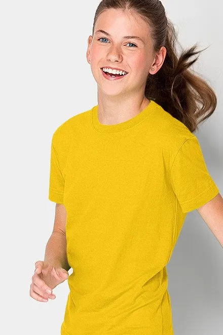 Lacné detské ľahké tričko, žltá