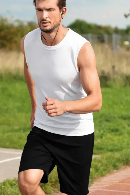 Lacné pánske šortky, čierna