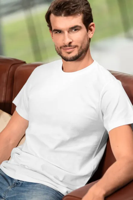 Lacné tričko vyššej gramáže unisex, biela