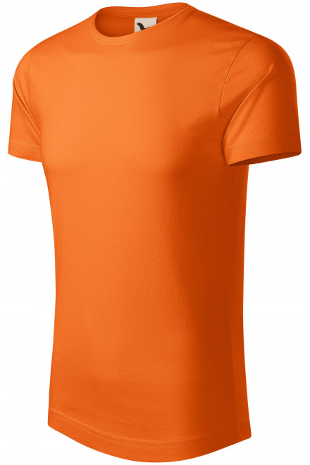 Pánske tričko, organická bavlna, oranžová, lacné tričká