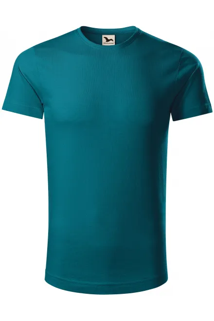 Pánske tričko, organická bavlna - petrol blue, M