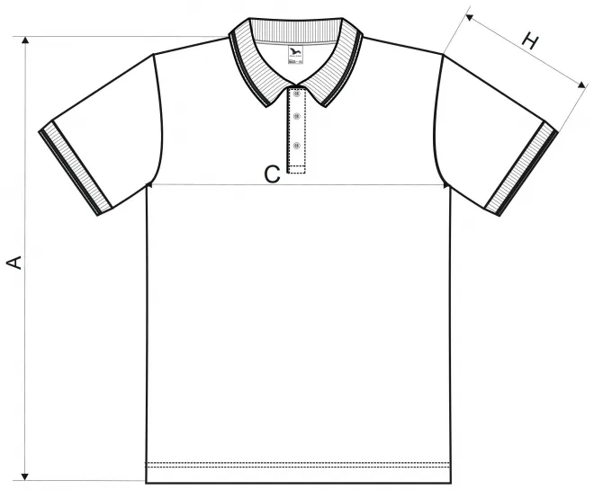 Lacná polokošela pre deti - tabuľka veľkostí